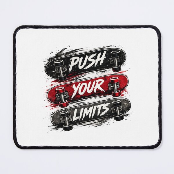 Item preview, Skateboard Motivation – Push Your Limits designed and sold by KM Design.