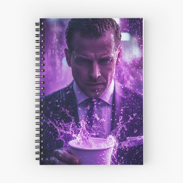 Item preview, Harvey Specter Purple Chemical Splash designed and sold by WockWave.