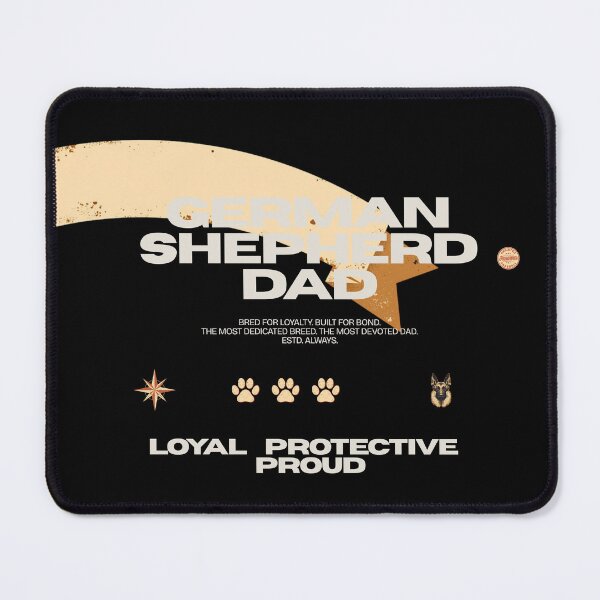 Item preview, German Shepherd Dad Vintage T-Shirt designed and sold by GraphicGlowTeesStore.