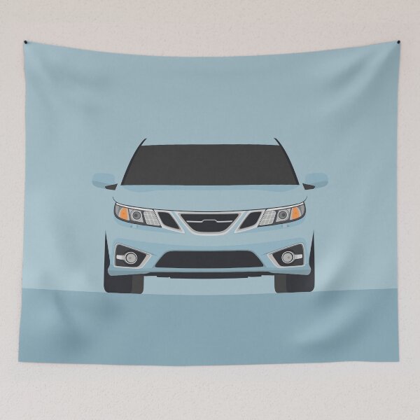 Item preview, Saab 9-3 aero turbo - Vector drawing designed and sold by yohannlp.