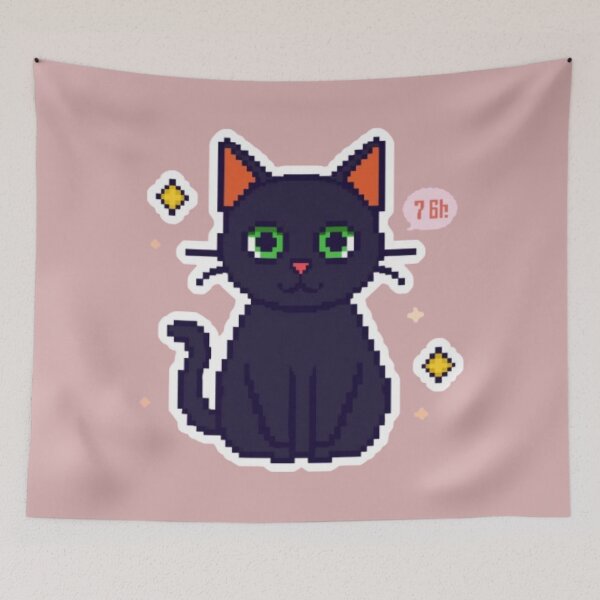 Item preview, Pixel Paws Retro Gaming Sticker designed and sold by Stylestickers55.