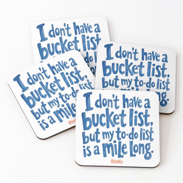 Artikelvorschau, Bucket List – Lustige und ausgefallene Geschenkideen von WhimWiz entworfen und verkauft von WhimWiz.
