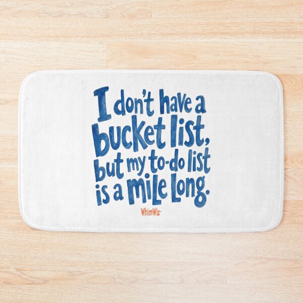 Item preview, Bucket List - WhimWiz Funny & Quirky Gift Ideas designed and sold by WhimWiz.