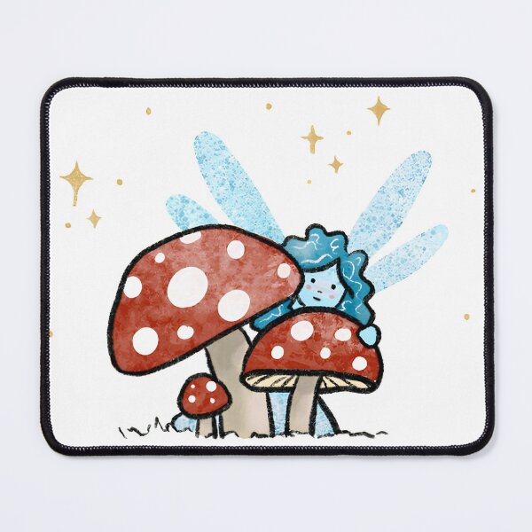 Item preview, A Fairy Hiding Behind Mushrooms designed and sold by Llyfrau Llewelyn.