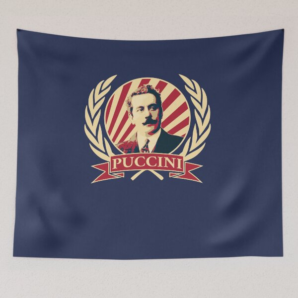 Item preview, Giacomo Puccini Opera Composer Portrait Art designed and sold by marke770.