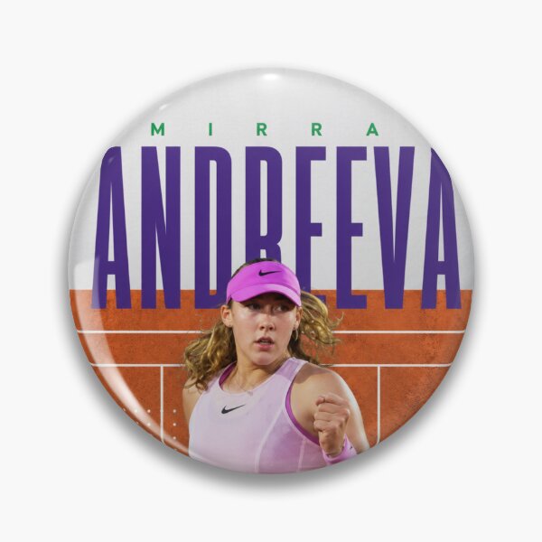 Item preview, Mirra Andreeva Roland Garros Clay Court Victory Tennis Poster designed and sold by Holy-Verse.