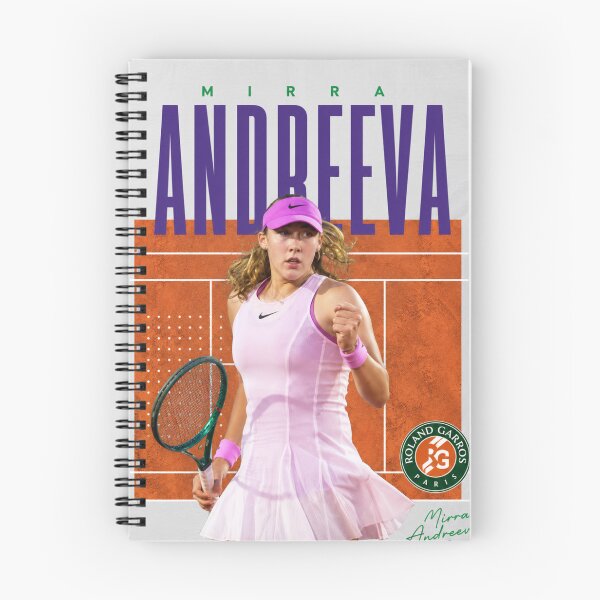 Item preview, Mirra Andreeva Roland Garros Clay Court Victory Tennis Poster designed and sold by Holy-Verse.