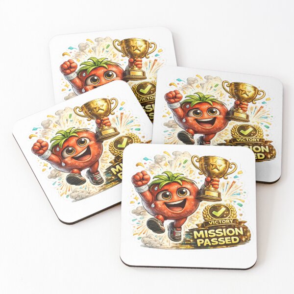 Item preview, Funny Tomato Mission Passed Victory Gaming Meme Sticker designed and sold by Bhinfy.