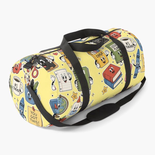 Item preview, Cute Teacher Pattern Collection | Rubber Hose Style School Supplies Cartoon Design designed and sold by TheStephanieRome.