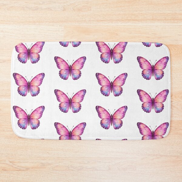 Item preview, Fairy Pink and Purple Watercolor Butterfly designed and sold by KM Design.
