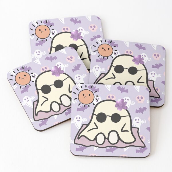 Item preview, Summerween Sunbathing ghost designed and sold by WildWoodlandWitch.