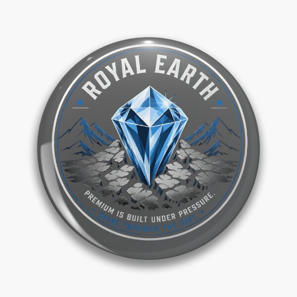 Item preview, Royal Earth Diamond Mountain Shine Emblem designed and sold by RoyalEarthstore.