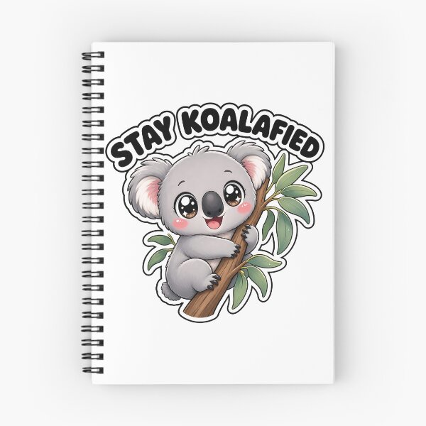 Item preview, Stay Koalafied Cute Koala on the Eucalyptus Kawaii designed and sold by BoosterShop.