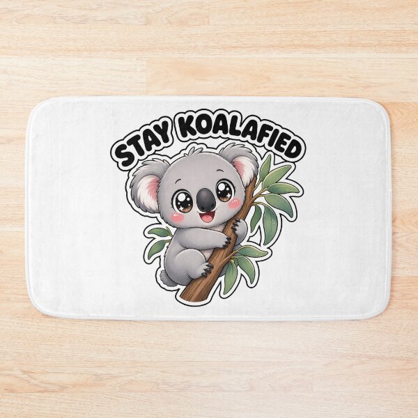 Item preview, Stay Koalafied Cute Koala on the Eucalyptus Kawaii designed and sold by BoosterShop.