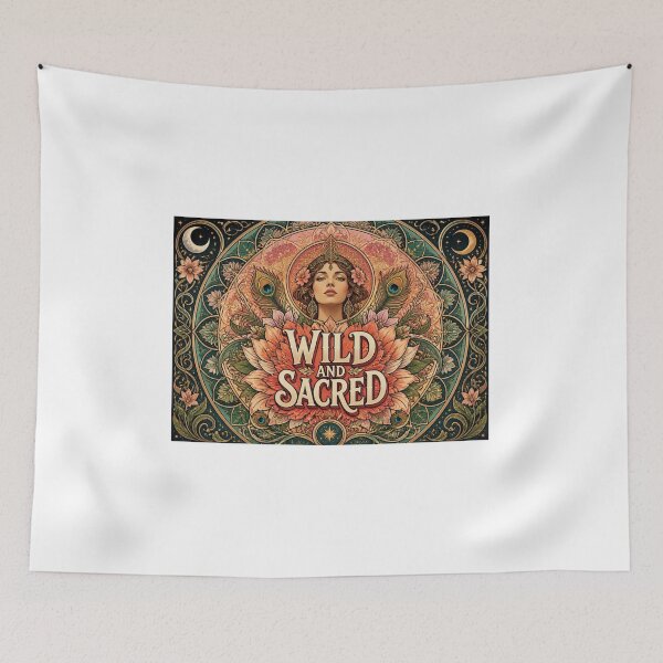 Item preview, Wild And Sacred Mandala Tee designed and sold by Grandmerch.