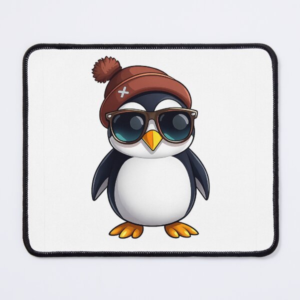 Item preview, Cool Penguin with Beanie and Sunglasses designed and sold by KM Design.