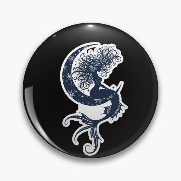 Item preview, Starlace Mermaid on Crescent Moon designed and sold by Designertanya.