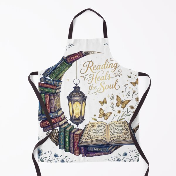 Item preview, Reading Heals the Soul | Book Lover Quote Vintage Books Floral Literary Design designed and sold by TheDigitalArtisianHub.