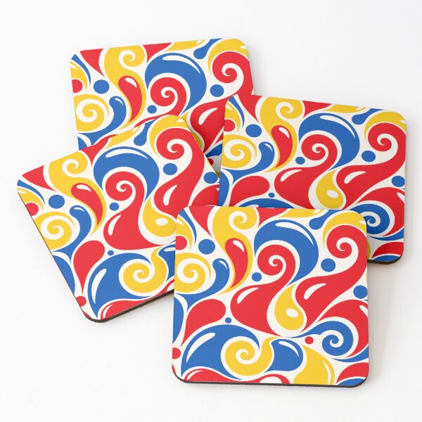 Item preview, Primary Colors Swirl Pattern designed and sold by Owcomm.
