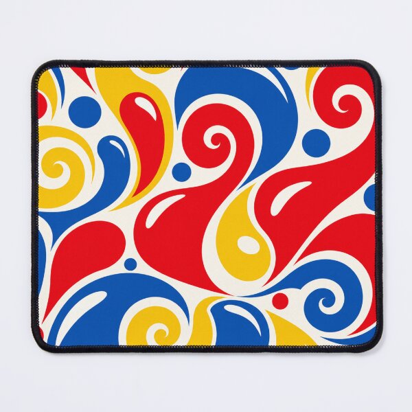Item preview, Primary Colors Swirl Pattern designed and sold by Owcomm.