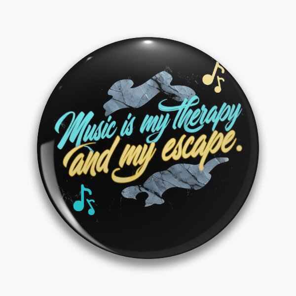 Item preview, Music Is My Therapy and My Escape designed and sold by Stefrait-7.