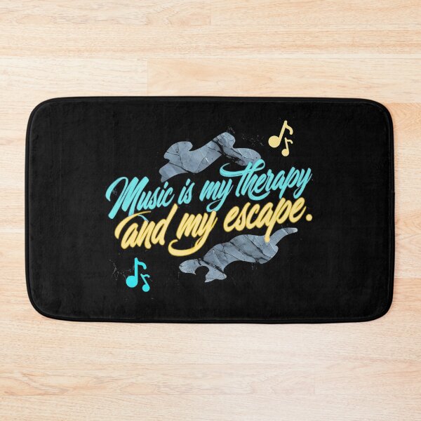 Item preview, Music Is My Therapy and My Escape designed and sold by Stefrait-7.