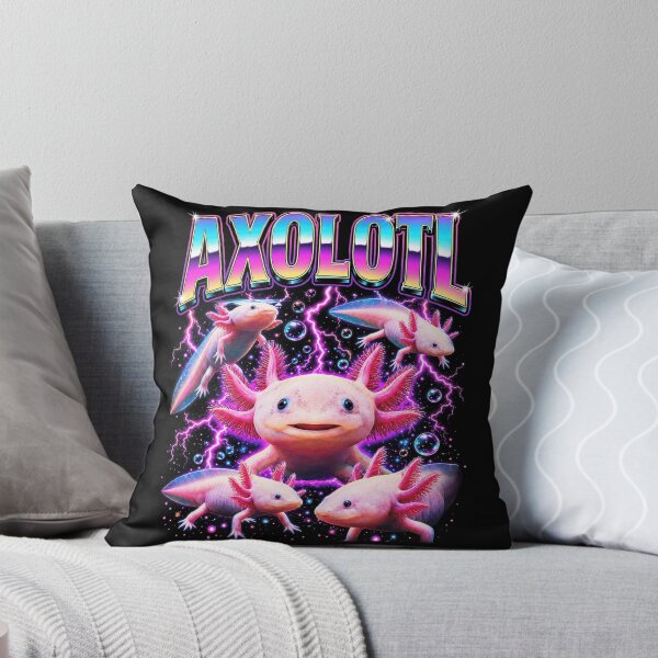 Item preview, Retro Axolotl Collage Art designed and sold by OceanBandwear.