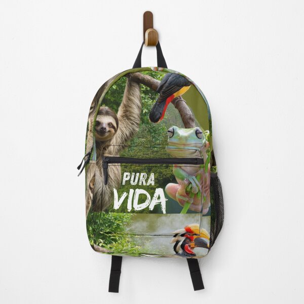 Item preview, Copy of Pura Vida Costa Rica Sloth designed and sold by A touch of creativity.