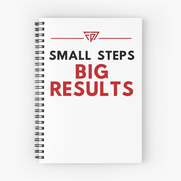 Item preview, Small Steps Big Results - Motivational Fitness Design designed and sold by DomKo10.
