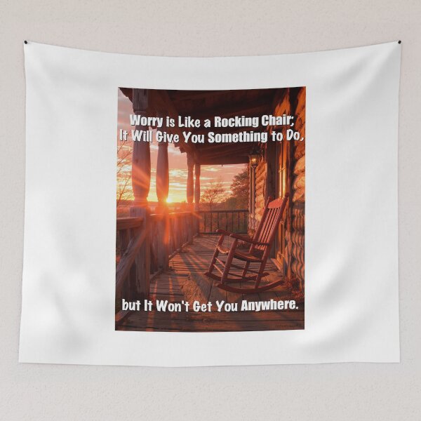 Item preview, The Rocking Chair Print designed and sold by Lichentroupe63.