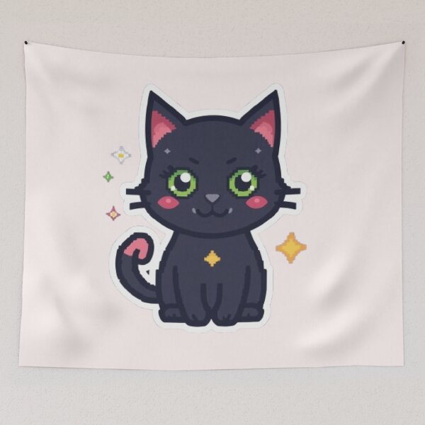 Item preview, Pixel Paws Retro Gaming Sticker designed and sold by Stylestickers55.