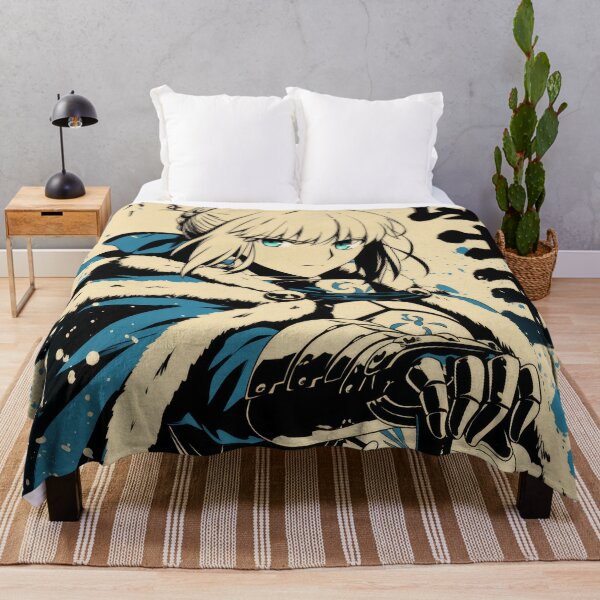 Item preview,  Fate Blade Warrior Vintage Warm Blue  designed and sold by AnimeArsenalPrints.