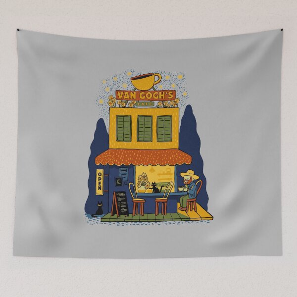Item preview, Van Gogh's cafe shop designed and sold by ppmid.