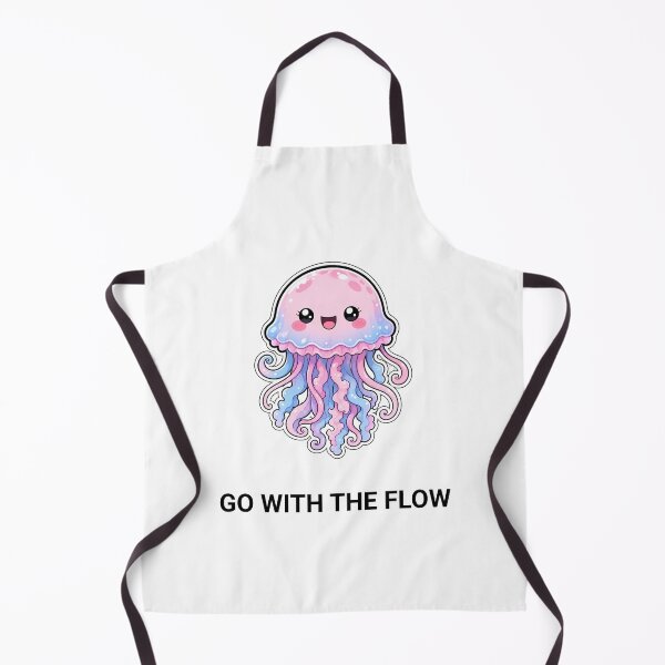 Item preview, Go With The Flow Cute Kawaii Jellyfish designed and sold by BoosterShop.