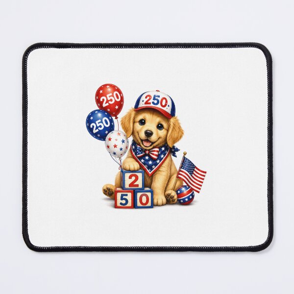 Item preview, Cute Baby Puppy Celebrating USA 250th Birthday designed and sold by PatrioticPaws250.