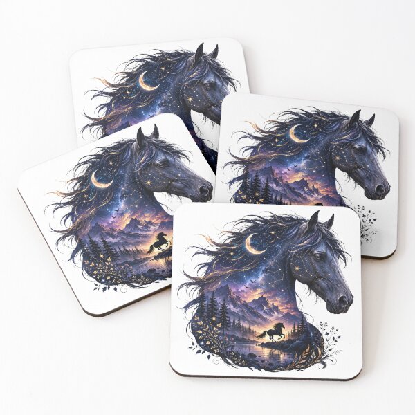 Item preview, Horse Portrait – Celestial Night designed and sold by OTSC.