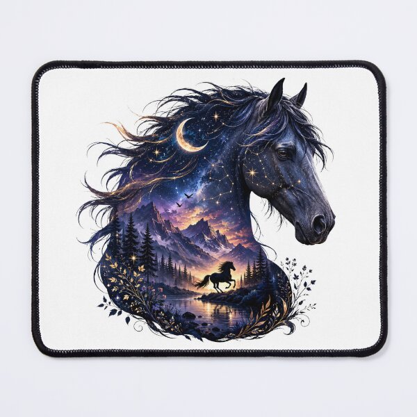 Item preview, Horse Portrait – Celestial Night designed and sold by OTSC.