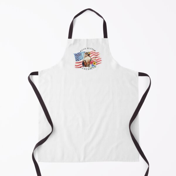 Item preview, Watercolor God Bless America Flag Design with Eagle & Flower Spray designed and sold by jeweleddesigns.