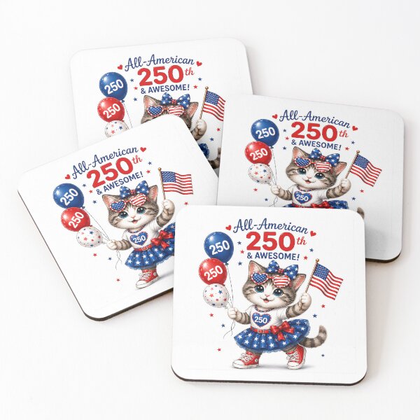 Item preview, Big Sister Kitten Celebrating USA 250th Birthday  designed and sold by PatrioticPaws250.