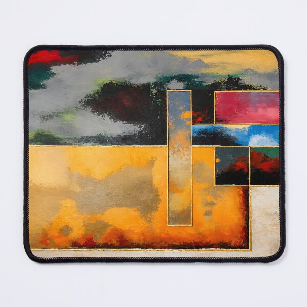 Item preview, Golden Intersections Modern Abstract Art designed and sold by Udaya Bandara Art.