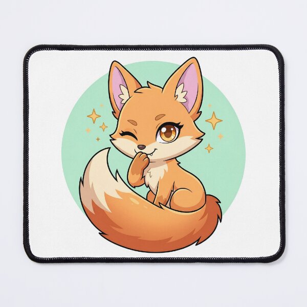 Item preview, Sly Little Fox - Cute Winking Aesthetic Clever Kitten designed and sold by CaliLuminos.