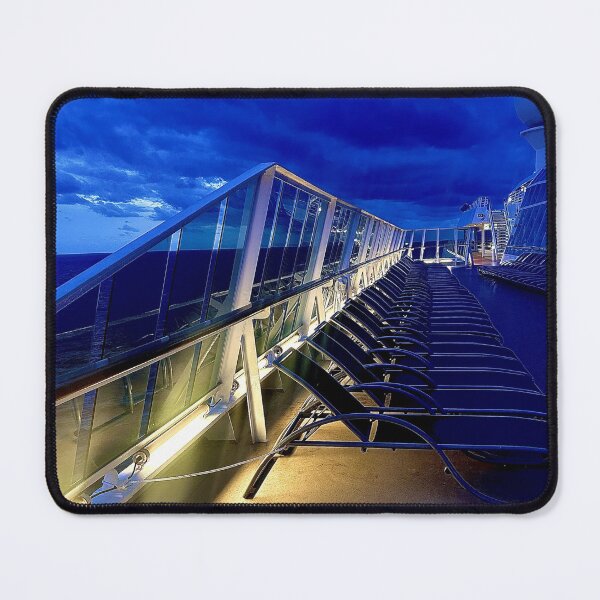 Item preview, Cruise Deck at Night designed and sold by OceanViewPhotos.
