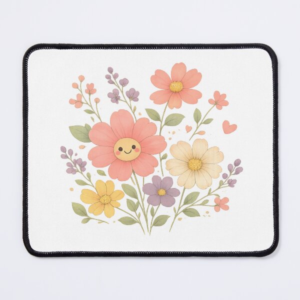 Item preview, Kawaii Flower Bouquet in Pastel Colors designed and sold by KM Design.