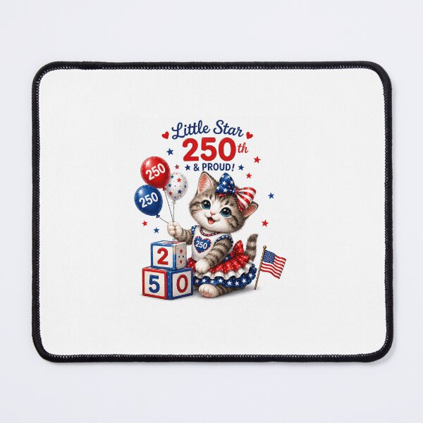 Item preview, Cute Baby Kitten Celebrating USA 250th Birthday designed and sold by PatrioticPaws250.