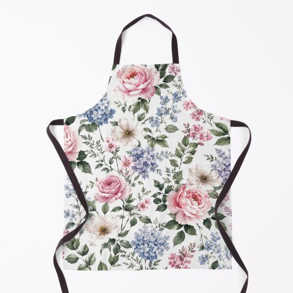 Item preview, Vintage Pink Peony and Hydrangea Floral Garden designed and sold by Owcomm.