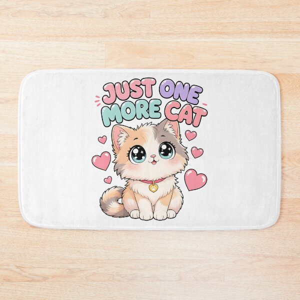 Item preview, Just One More Cat Cute Kawaii Cat designed and sold by BoosterShop.