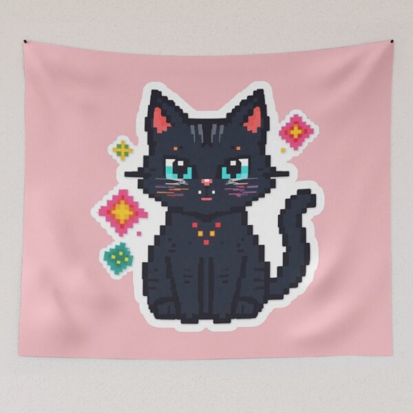 Item preview, Pixel Paws Retro Gaming Sticker designed and sold by Stylestickers55.