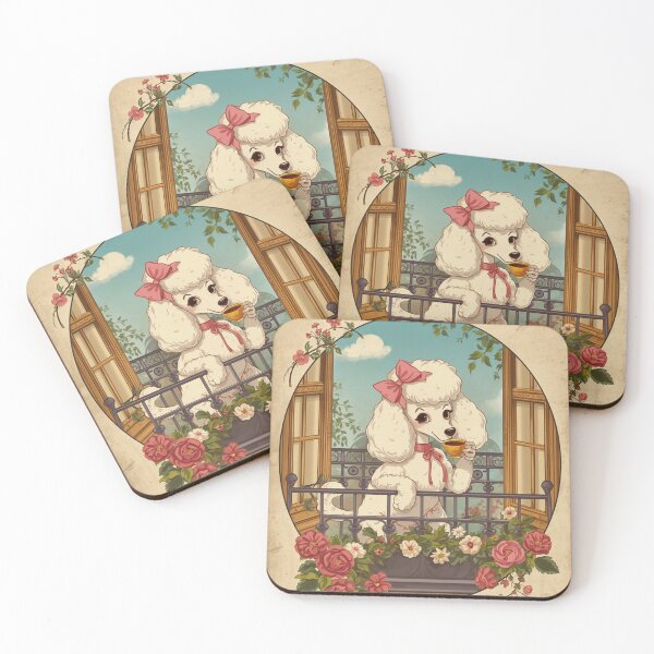 Item preview, Poodle coffee morning designed and sold by Svitlana777.