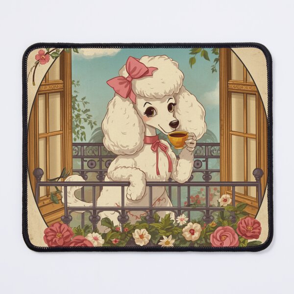 Item preview, Poodle coffee morning designed and sold by Svitlana777.
