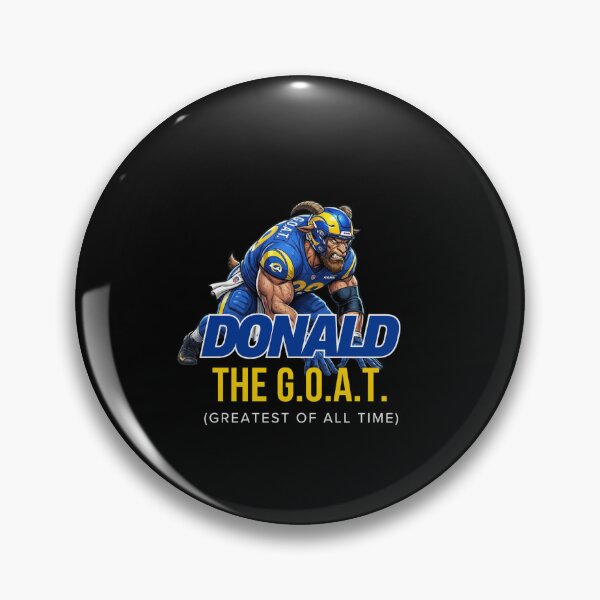 Item preview, Donald GOAT Graphic Rams NFL Defensive Tackle Legend designed and sold by ThatFootball12.